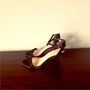 Loeffler Randall Black Strappy Heels